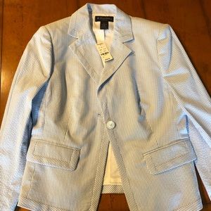 Brooks Brother Seersucker Blazer Sz 8